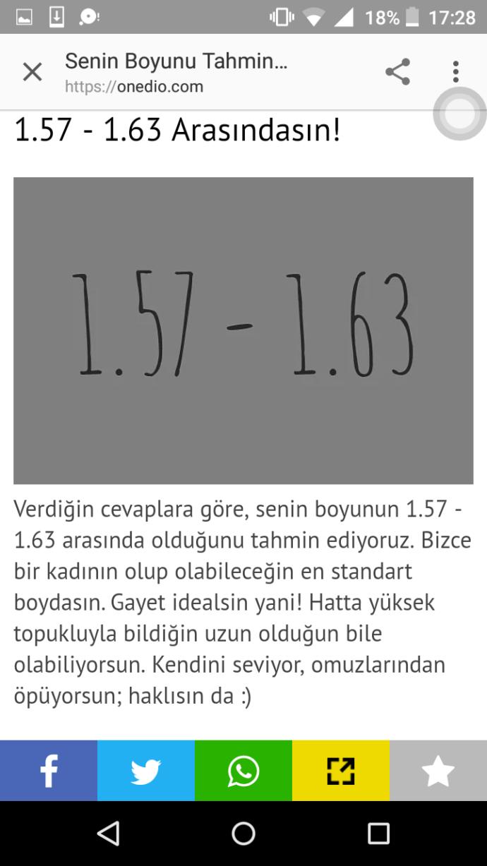 Boyum kısa mı yoksa ideal bir boy mu?