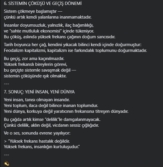 Yüksek frekanslı yeni dünyaya gerçekten hazır mısın yoksa daha kaçışta mısın?