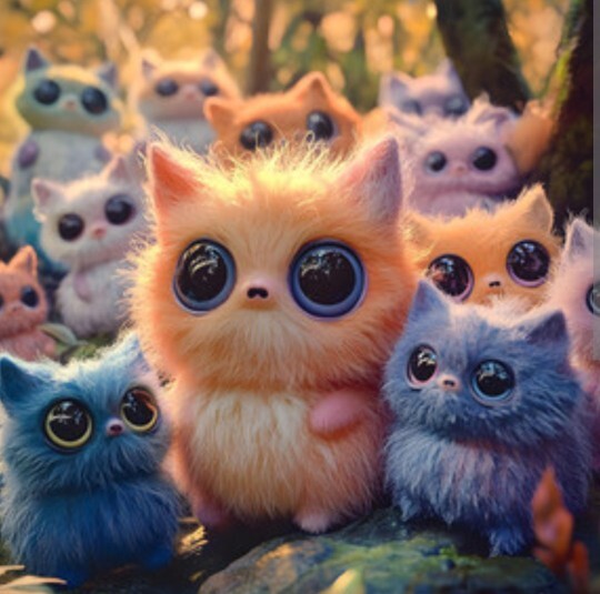 Büyük gözlü kediler 🐱 labubuya benzer mi?