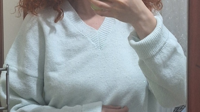 Geniş triko kazak aldım kombinleyince nasıl durur sizce 🧶?