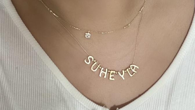 İsimli kolye nasıl sizce?