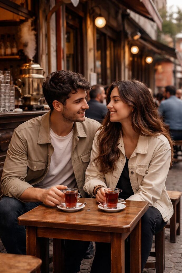 İlk buluşmada çay ocağına götüren erkekten olur mu?