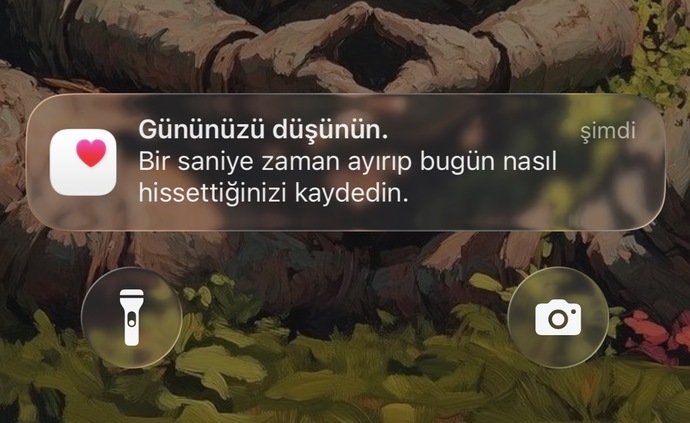 Bu bildirim her geldiğinde ona yazıyorum. Durumu farkederse sizce sorun olur mu?