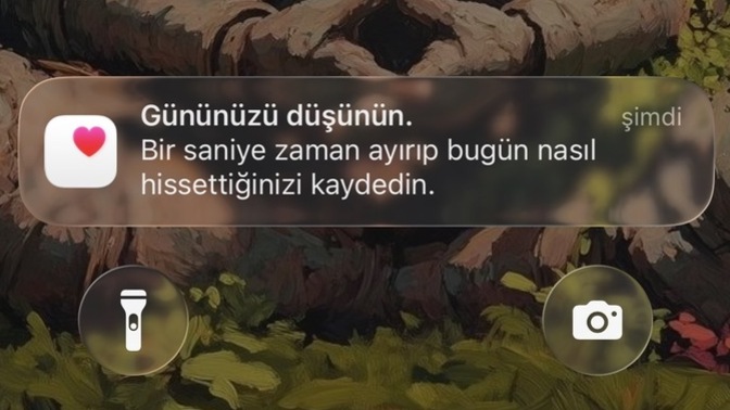 Bu bildirim her geldiğinde ona yazıyorum. Durumu farkederse sizce sorun olur mu?