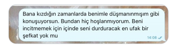 haklı bir isyanı var. 