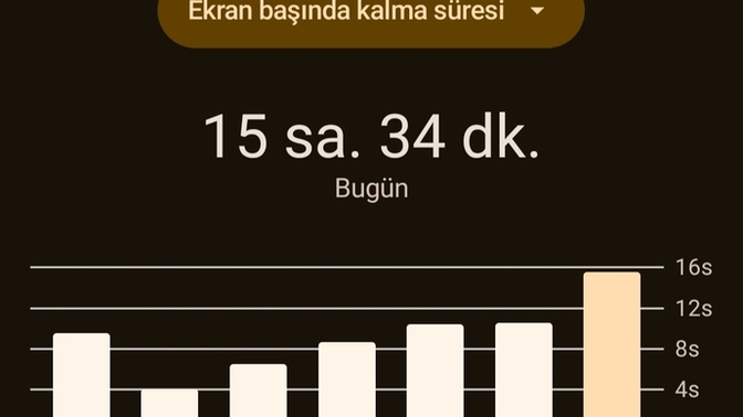 Ekran süreniz kaç saatttt?