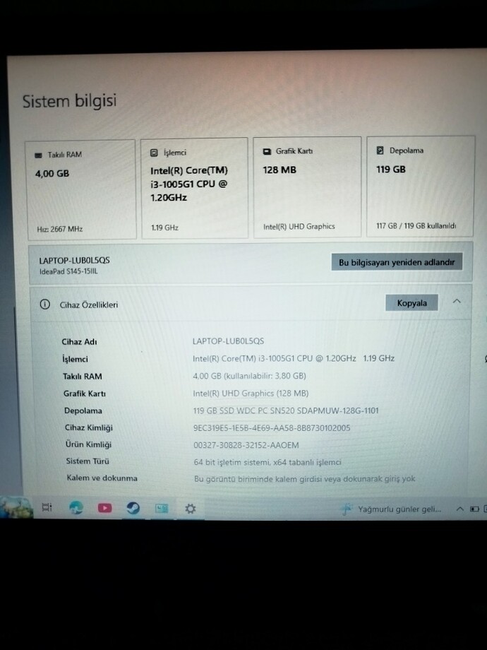 Bu bilgisayarın ramini ve işlemcisini deiştirebilirmiyim?
