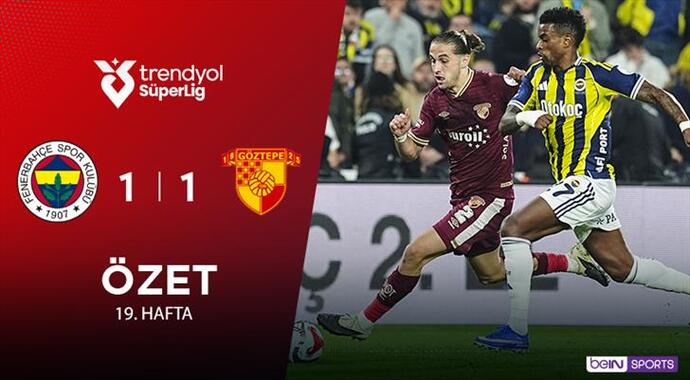 Fenerbahçe - Göztepe ile Kadıköyde 1-1 berabere kalarak şampiyonluk yarışında yara aldı! Maçı nasıl buldunuz?