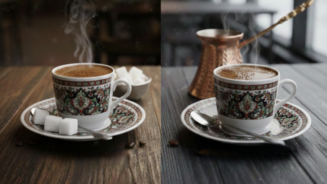 Sade kahve mi şekerli kahve mi?