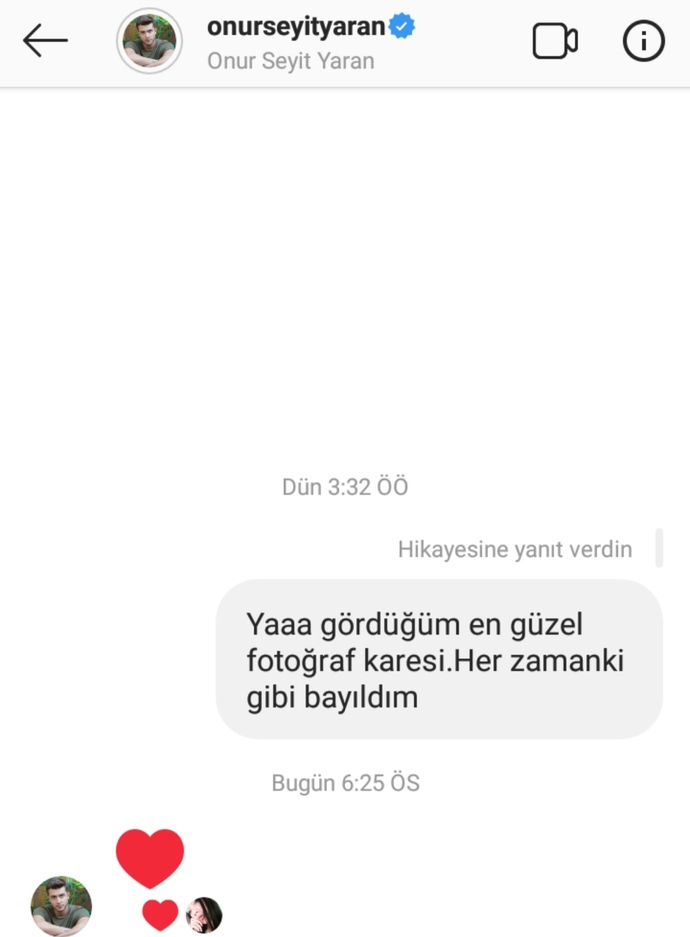 Sevdiğim oyuncunun her mesajıma cevap vermesi sizce ne anlama geliyor 🤍?