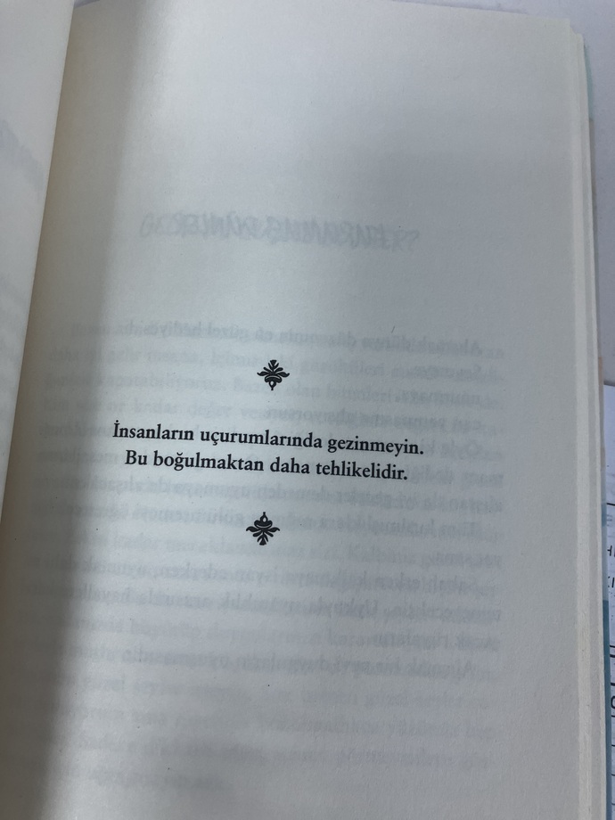 Sevdiğiniz bir kitaptan alıntı bırakır mısınız?