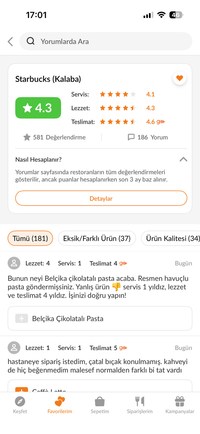 Niye hep benim başıma geliyo? Yine yanlış ürün?