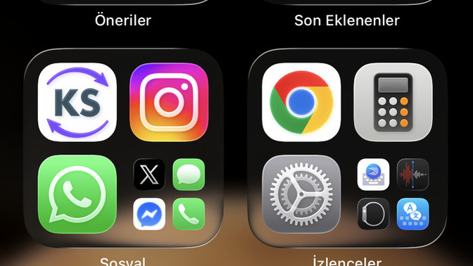 Telefonunuzda kaç tane sonradan yüklediğiniz uygulama var?