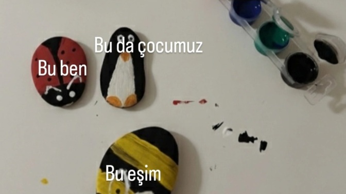 Kim benle taş boyamak ister?