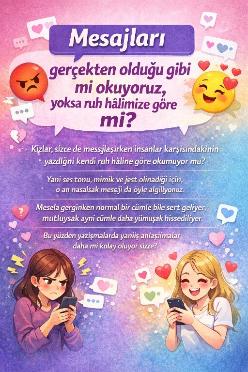 Mesajları gerçekten olduğu gibi mi okuyoruz, yoksa ruh hâlimize göre mi?