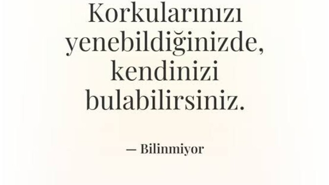 Korkularınızın üstesinden geldiniz mi?