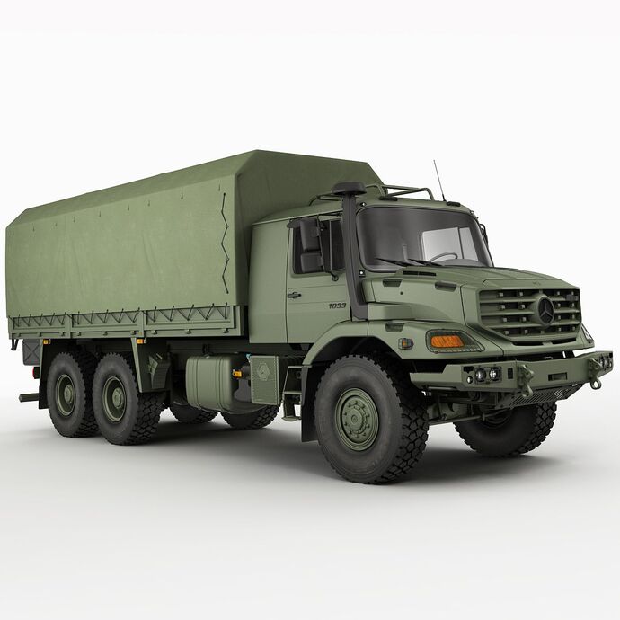 Orijinal Mercedes Zetros 6x6