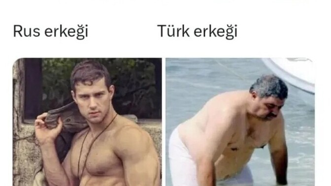 Rus erkekleri türk erkeklerinden daha mı fit ve yakışıklı?
