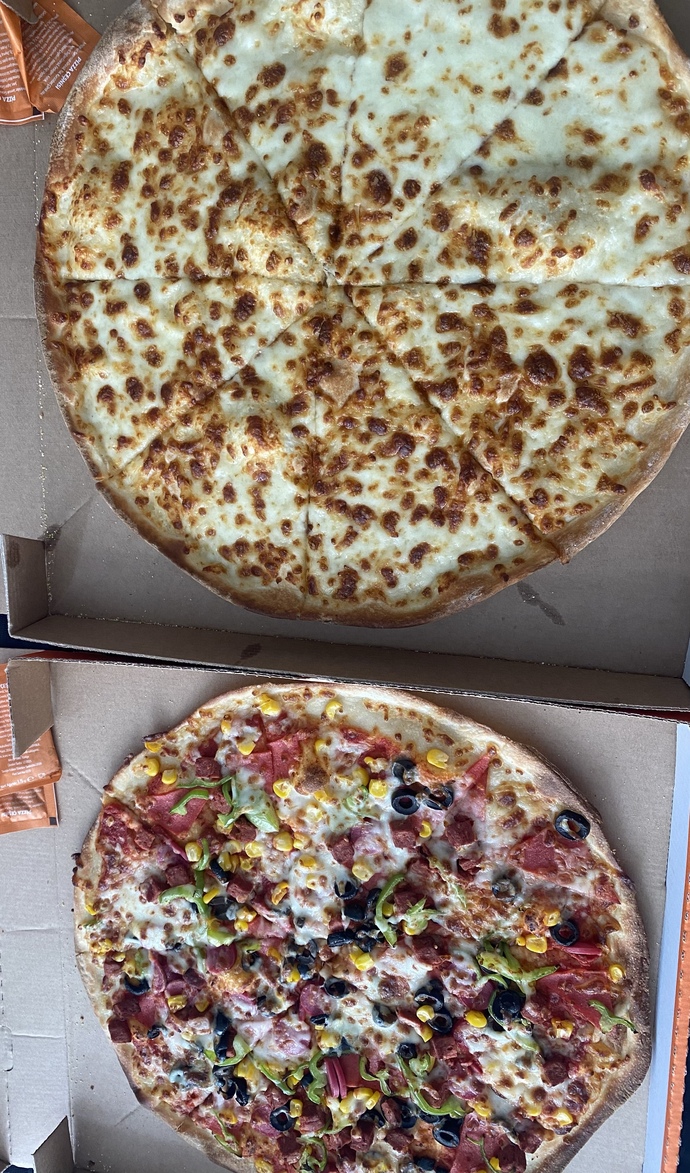 Sana pizzamdan verir miyim söyleyim mi?