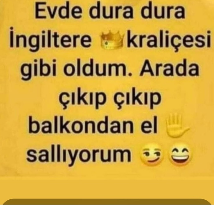 Görsele takılmayın ben güldüm Siz de gülüm:))