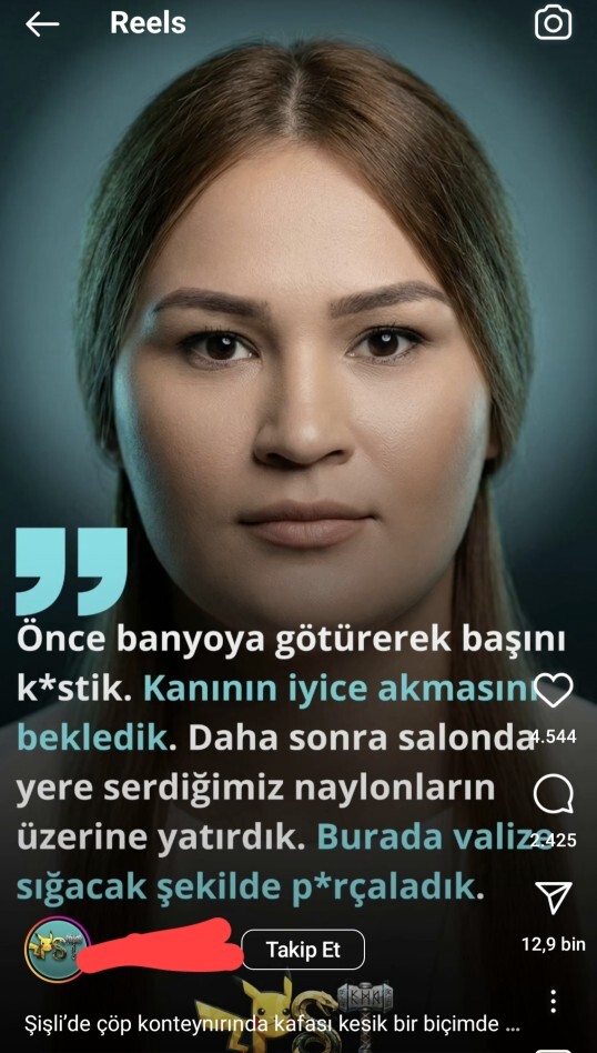 Yine vahşice öldürülen bir kadın?