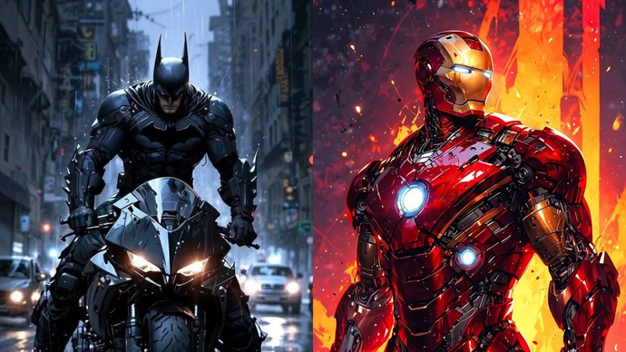 Batman vs. İron Man siz en çok hangi karakteri güçlü buluyorsunuz?