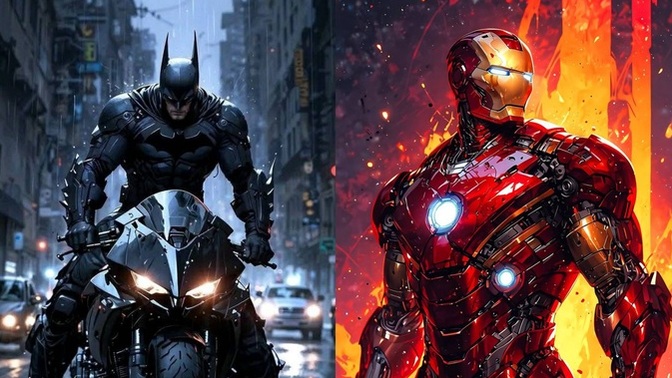 Batman vs. İron Man siz en çok hangi karakteri güçlü buluyorsunuz?