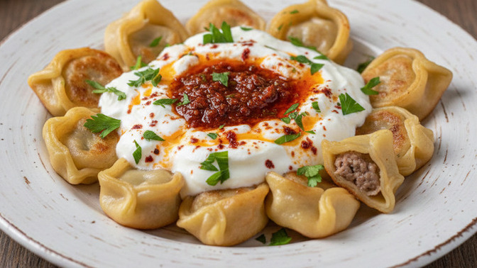 Marketlerde bile olan ve bazı günlerin kurtarıcı yemeği olan mantı'nın yapılış ve tarifini yazmış bulunmaktayım?