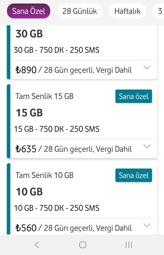 Kullanmış olduğunuz GSM operatörün fiyatların dan memnun musunuz?