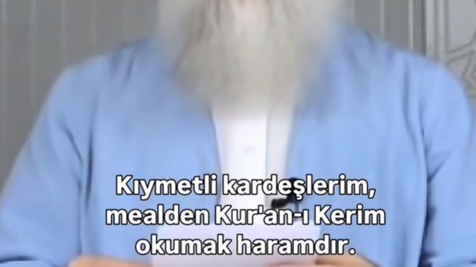Meal’den kuran okumak günah mi?
