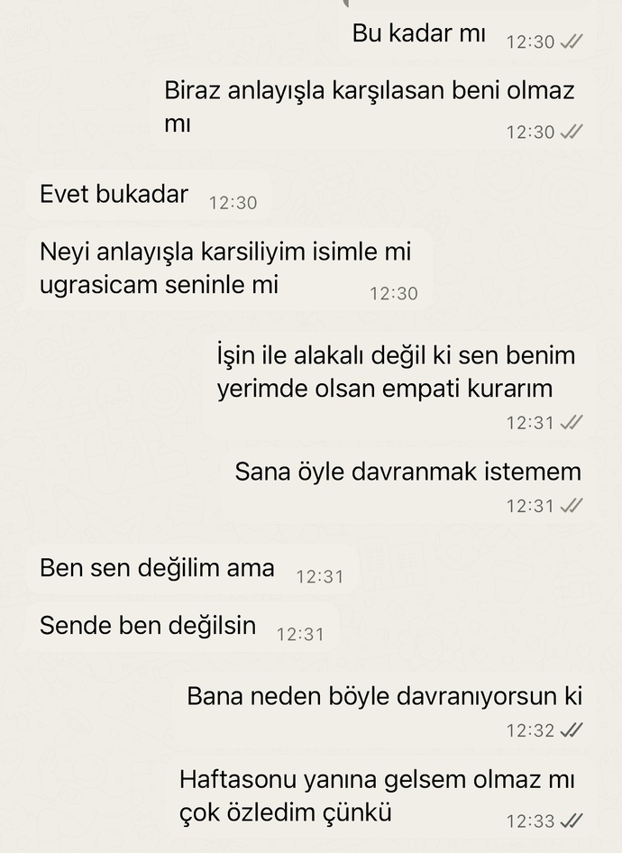 Erkekler, sizi seven bi kızla böyle konuşur musunuz?