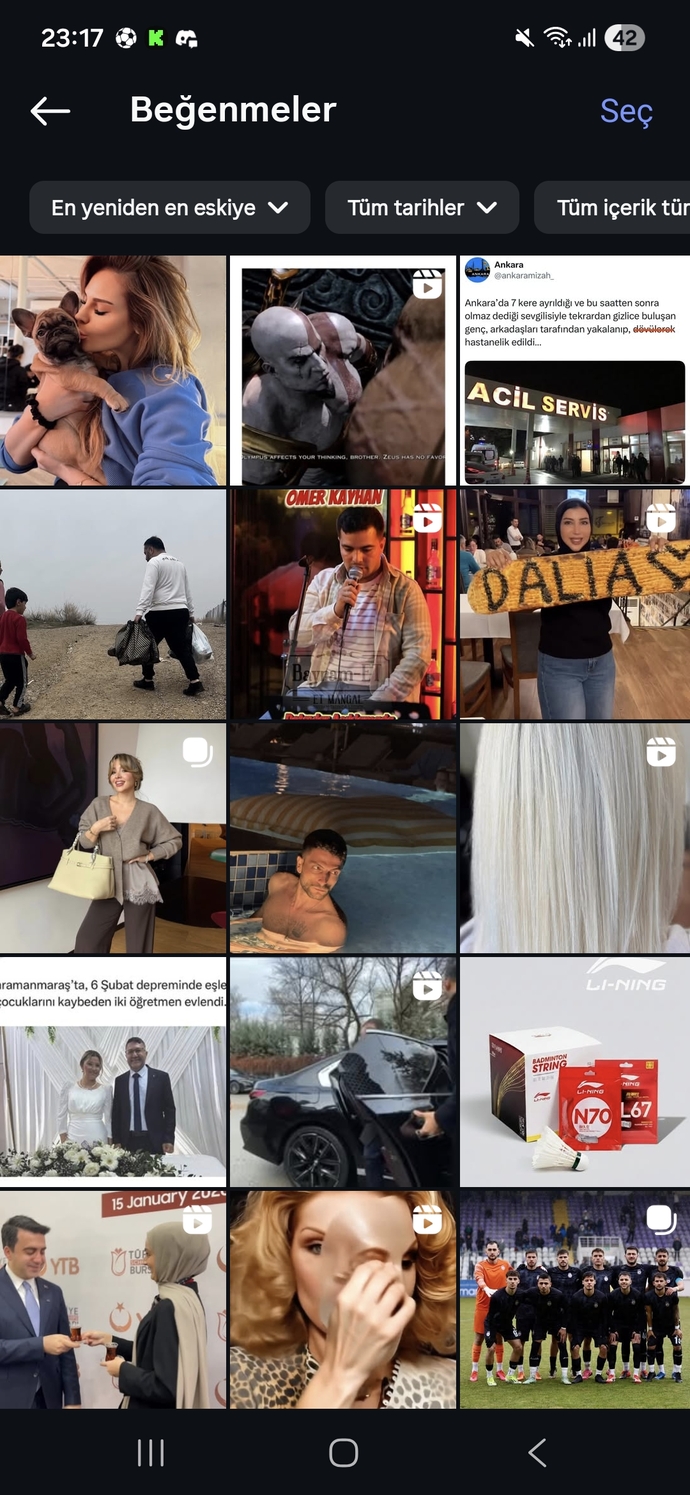 Instagram’da beğenmedigim videolar ve gönderiler neden beğenilmiş görünüyor?
