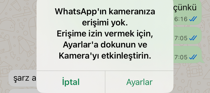 İPhone 11 telefondan uygulamalar fotoğraf ve mikrofona erişemiyor nasıl düzeltirim?