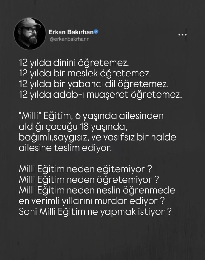 Eğitim sistemi sizce doğru mu?