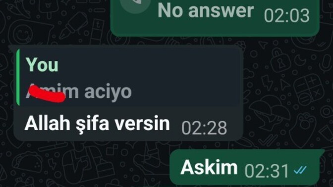 Bu adam gerçek bir sapik arkadaşlar siz sevgilinizle böyle mi konuşursunuz?