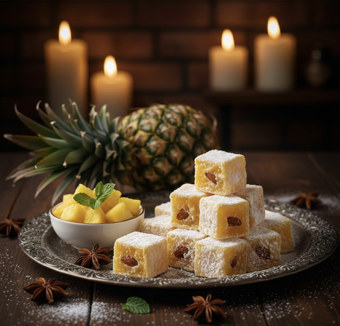 Ananas lokumu sever misiniz?