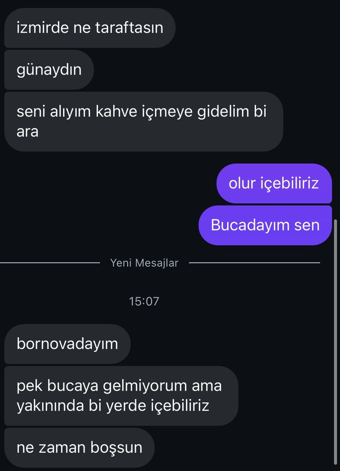 Cocugun attigi bu mesajı ben mi fazla kafama takıyorum, ne cevap yazsam?