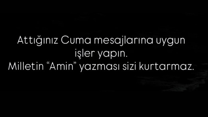 Gelen cuma mesajlarına hiç bakmadan "Amin" yazan en sevgili mümin kardeşim, sana da hayırlı cumalar olsun mu 😇?