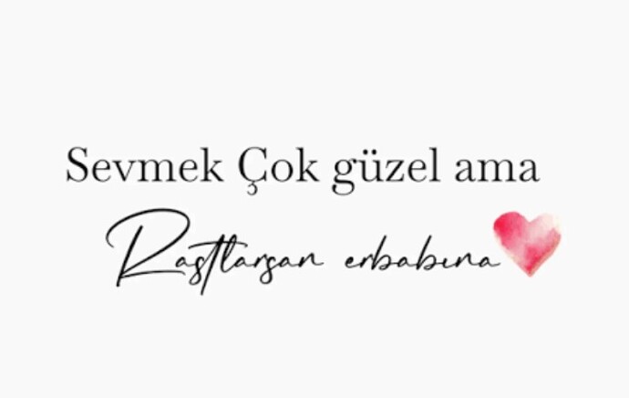 Sevmek kadar güzel bir şey yok bu dünyada... 😌