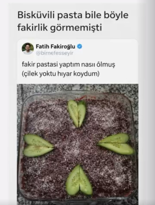 Fakir pastasını en son ne zaman yediniz?