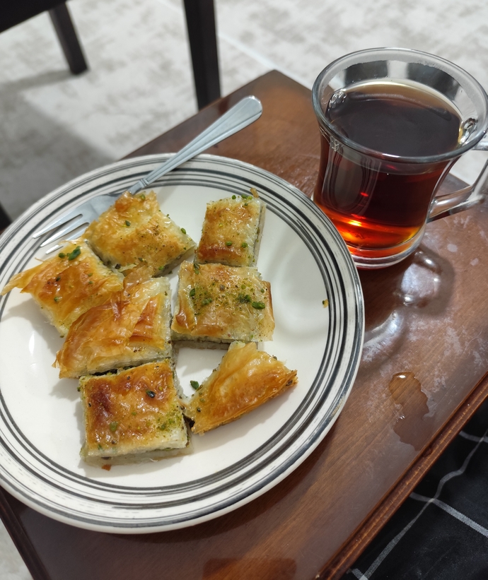 Baklavayı ben yaptım nasıl olmuş