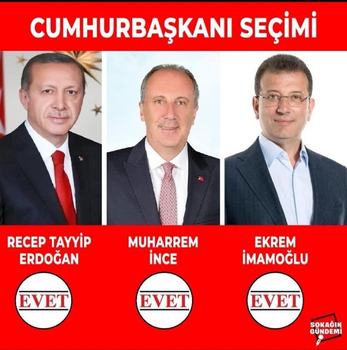 Bugün seçim olsa hangi adayı seçersin?