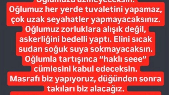 Evlenirken talep edilen şeyler neden abartilmaya başlandı?