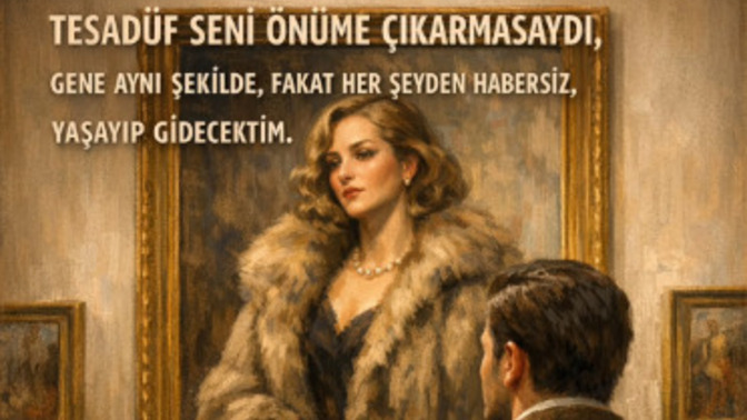 "Tesadüf seni önüme çıkarmasaydı gene aynı şekilde, fakat herşeyden habersiz, yaşayıp gidecektim" dediğiniz birileri oldumu?