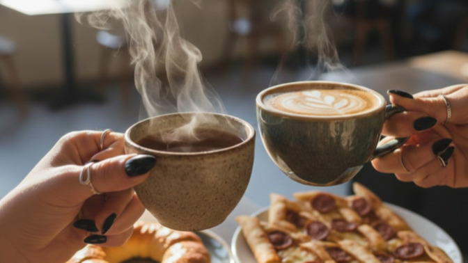 Bu sabah güne çayla mı başladınız kahveyle mi, siz hangicisiniz ☕️?
