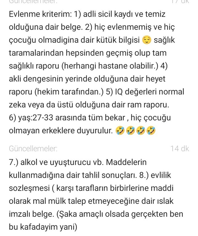 Erkeklerden beklediğiniz şey nedir kızlar?
