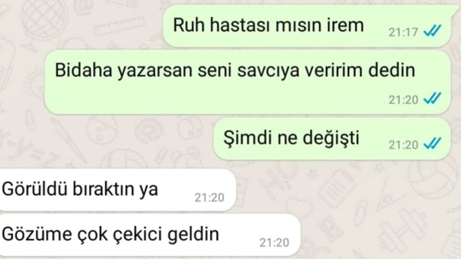 Görüldü yediğinizde ikinci mesajı atar mısınız?