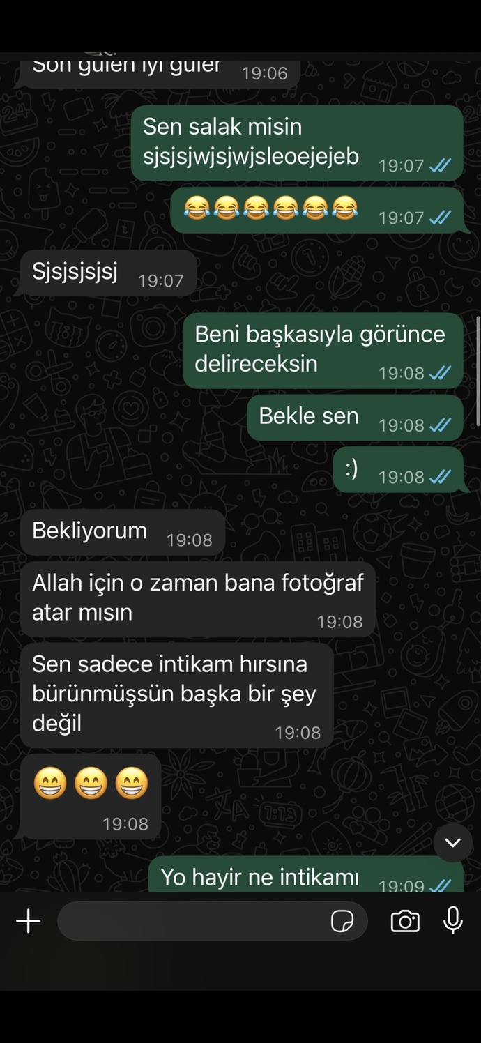 Eski sevgilim neden böyle sataştı bana?