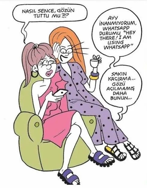 Whatsapp durumunda ne yazıyor?