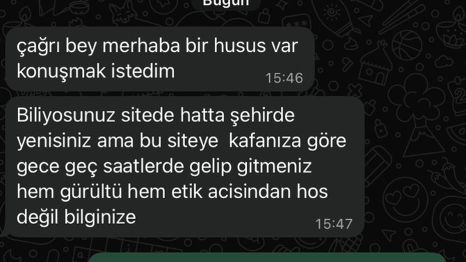 Komşularınızın sizin eve giriş çıkış saatlerinize karışma hakkı var mı sizce?